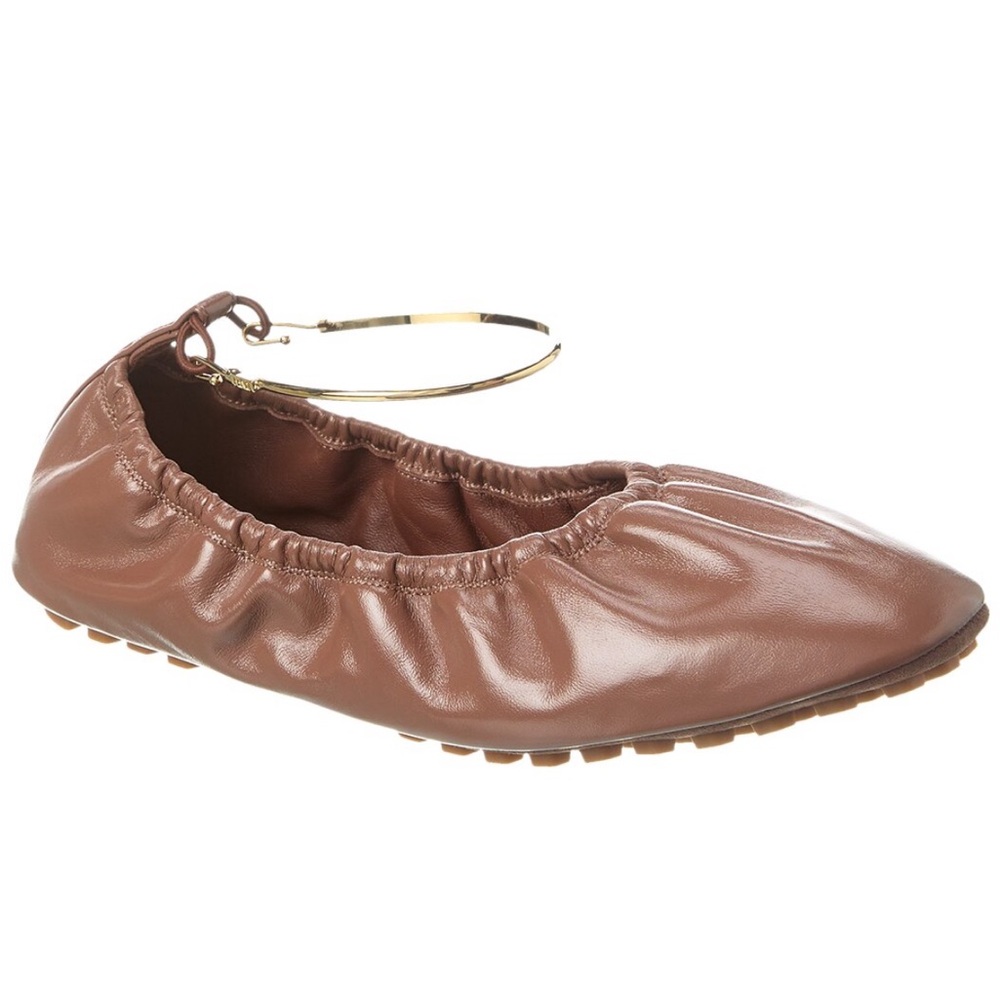 New Fendi Leather Ballerina Flat Shoes $770 Nordstrom size 39 - Picture 9 of 9